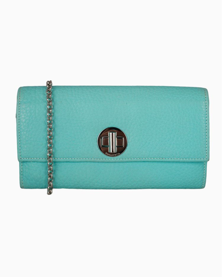 Carteira Tiffany & Co. Original Chain Azul Feminina